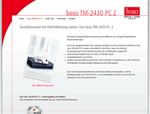 Tablet Screenshot of boso-tm.de